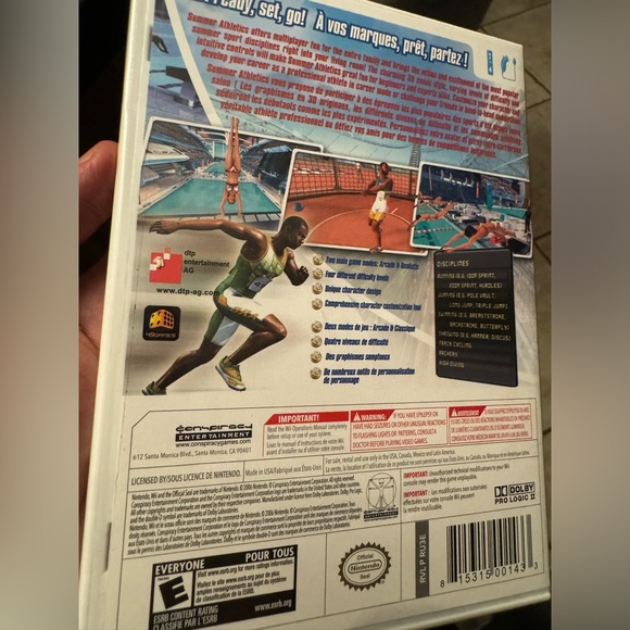 Summer Athletics the Ultimate Challenge - Nintendo Wii - Picture 3 of 3